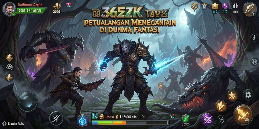 Gameplay seru dan menantang dari 365ZK di dunia petualangan.