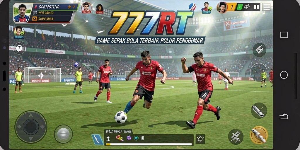 Gameplay seru dalam 777RT, siap bersaing di lapangan.