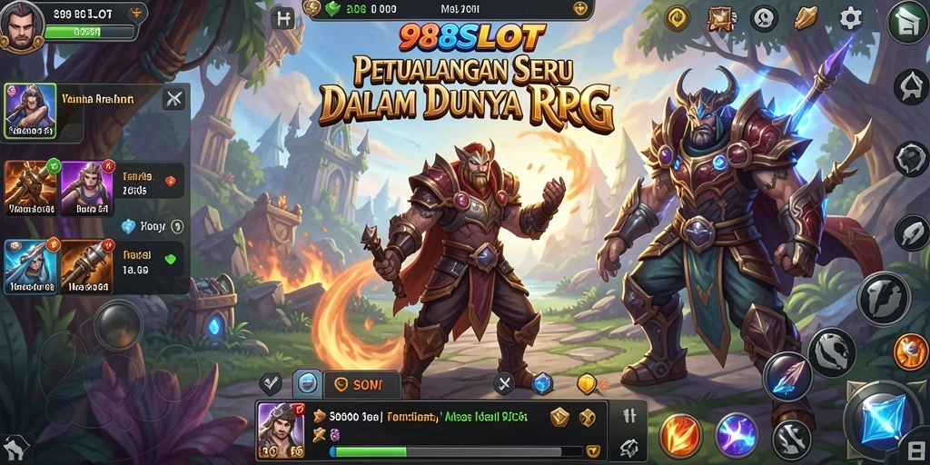 Gambaran menarik gameplay RPG 988SLOT yang penuh aksi.