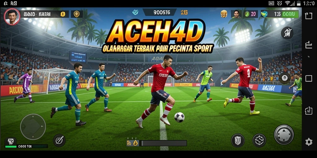 Tampilan menarik dari gameplay ACEH4D dengan aksi olahraga yang mendebarkan.