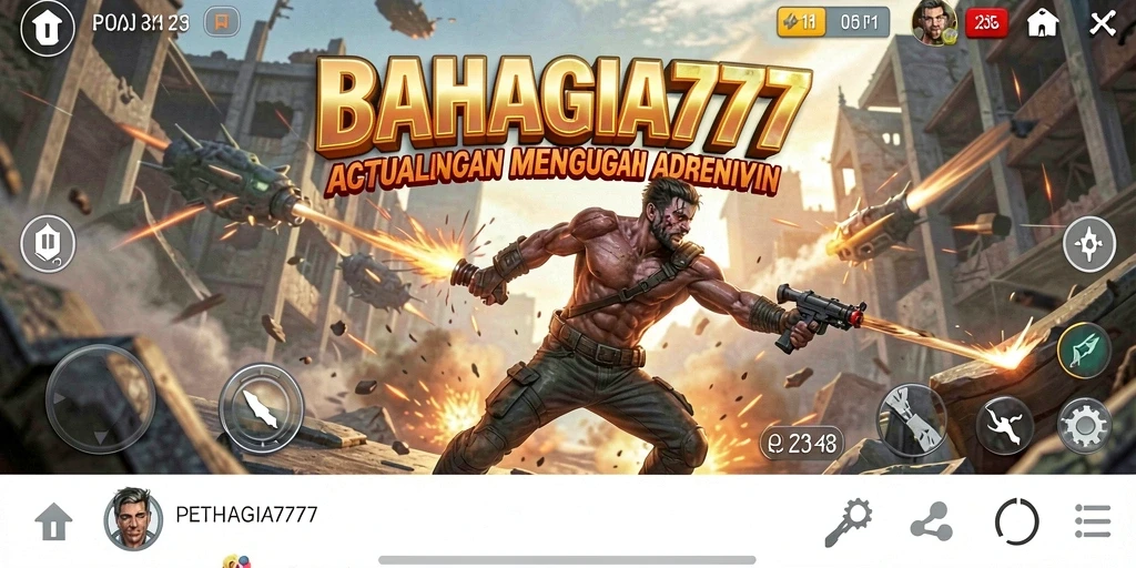 Gameplay penuh aksi dan tantangan mendebarkan di BAHAGIA777.