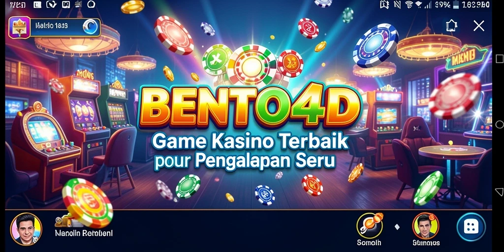 Screenshot gameplay Kasino BENTO4D yang menarik dan seru.