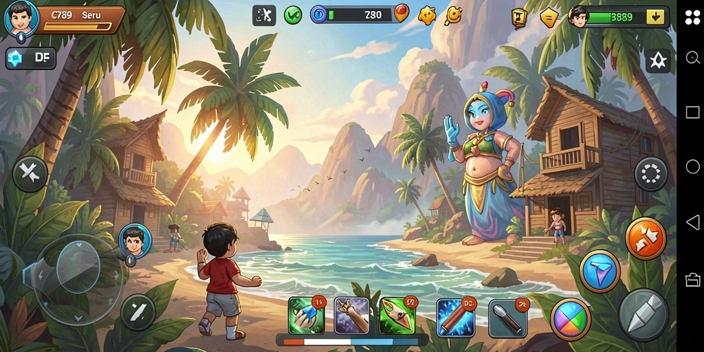 Tampilan gameplay C789 yang menakjubkan dan adiktif.