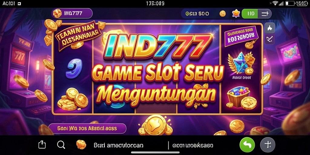 Tampilan gameplay seru di IND777 dengan beragam slot menarik.