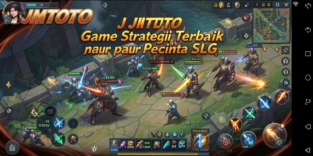 Tampilan gameplay JMTOTO yang mendebarkan dan strategis.