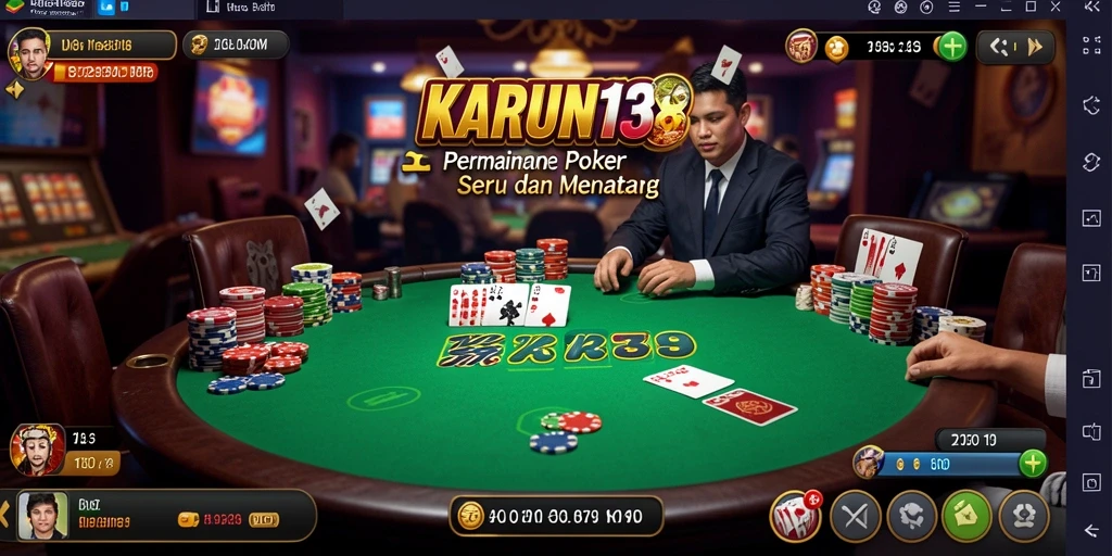 Tampilan menarik dari gameplay Poker di KARUN138 yang membuat pemain betah.