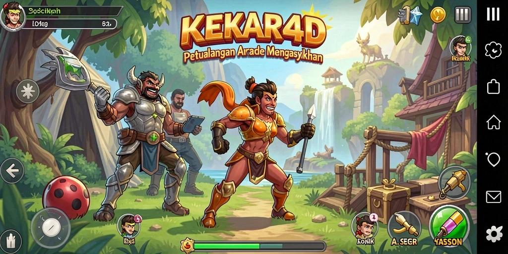 Gameplay seru KEKAR4D dengan tantangan yang menarik.