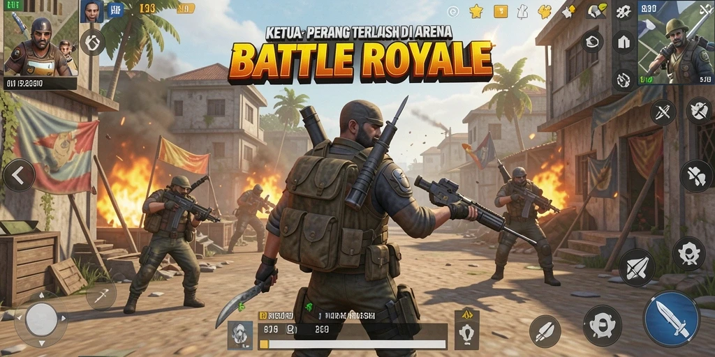 Gameplay mendebarkan di dalam arena KETUA yang penuh aksi.