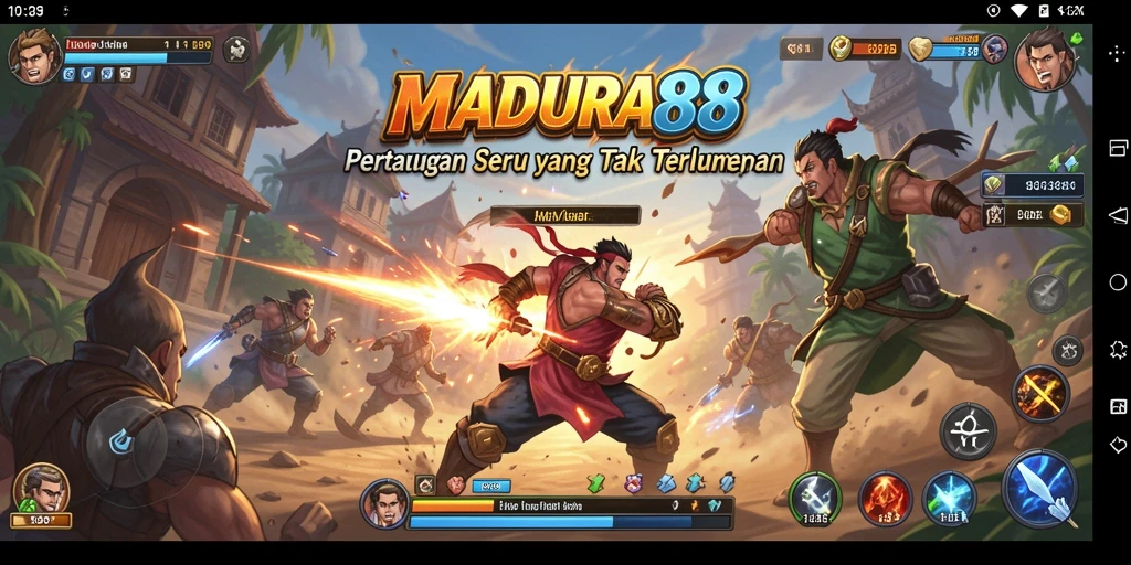 Tampilan gameplay MADURA88 yang seru dan mengasyikkan.
