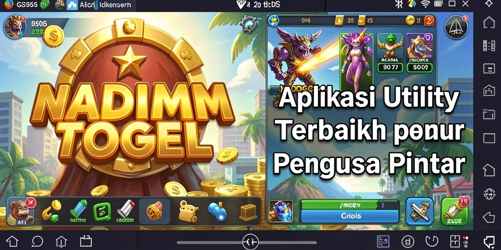 Tampilan antarmuka NADIMTOGEL yang bersih dan modern.