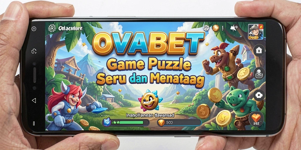 Screenshot gameplay Puzzle OVABET yang menantang dan seru.