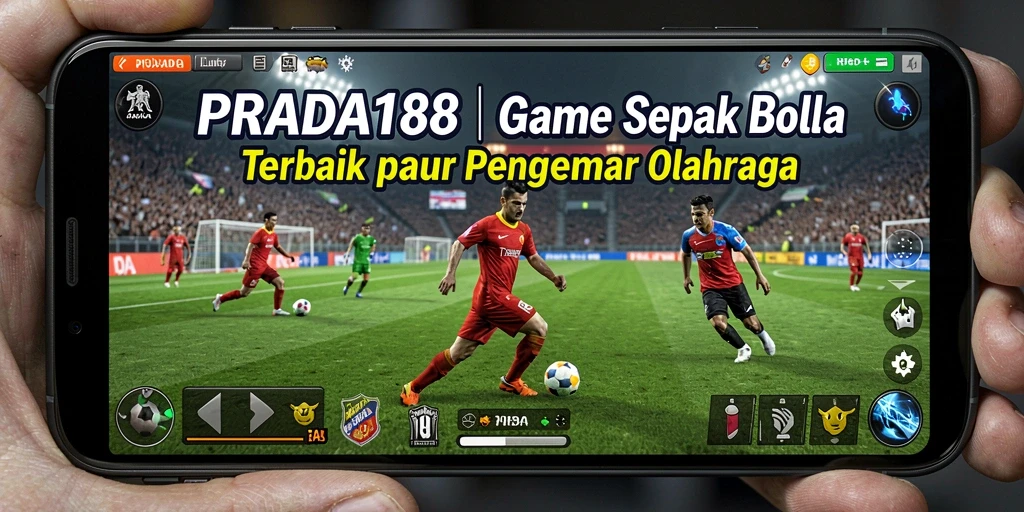 Gameplay PRADA188 dengan aksi seru dalam pertandingan sepak bola.