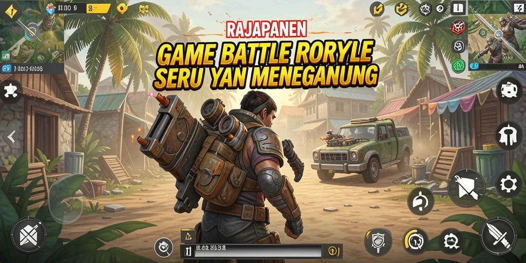 Screenshot dari RAJAPANEN menunjukkan aksi pertempuran intens.
