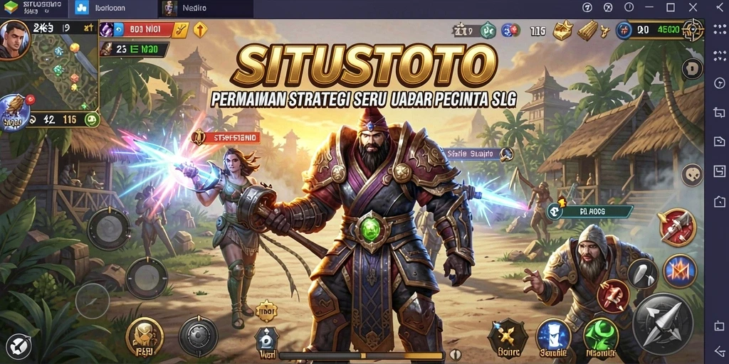 Tangkapan layar SITUSTOTO menampilkan aksi seru dalam permainan strategi.