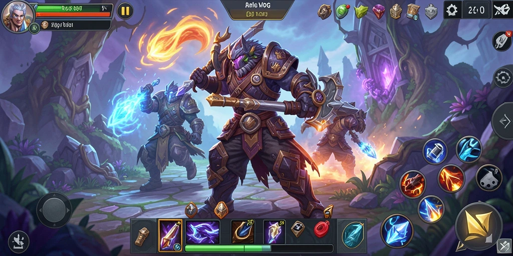 Tangkapan layar gameplay V87 yang menunjukkan pertempuran epik.